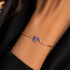 Bloomish Blue A++ Butterfly bracelet